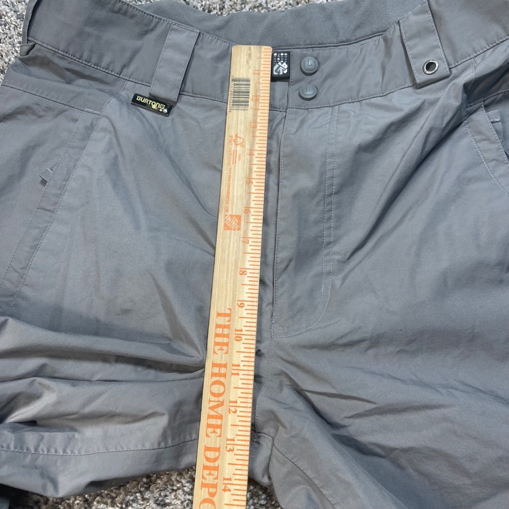 Burton Snowboard Pants Men's Large Gray Insulated Ski Cargo Winter Snow Trousers - Picture 10 of 14